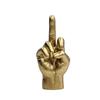 American Middle Finger Gesture Resin Sculpture for Creative Home Decor
