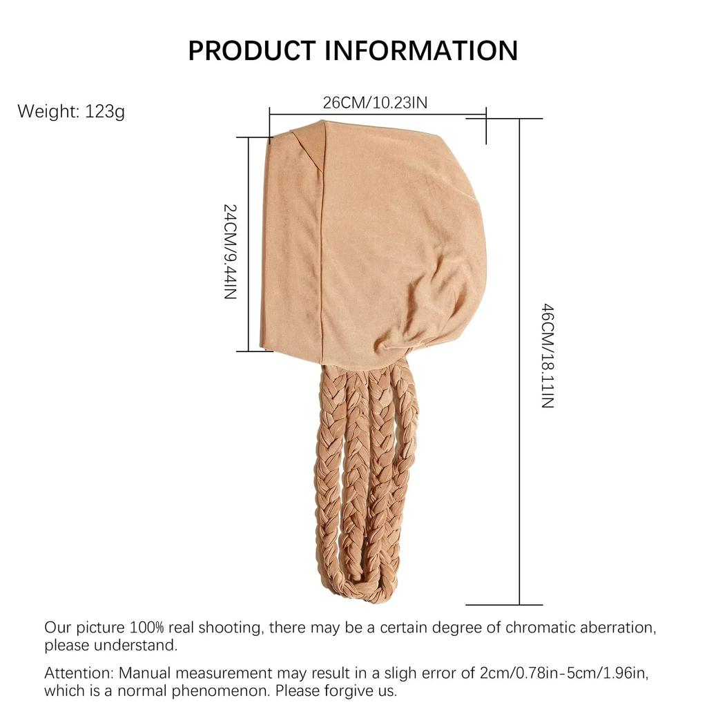 New African Turban Cap Hijab Headdress Women's Pleated Hat Hair Accessories Arab Wrapped Muslim Hijab