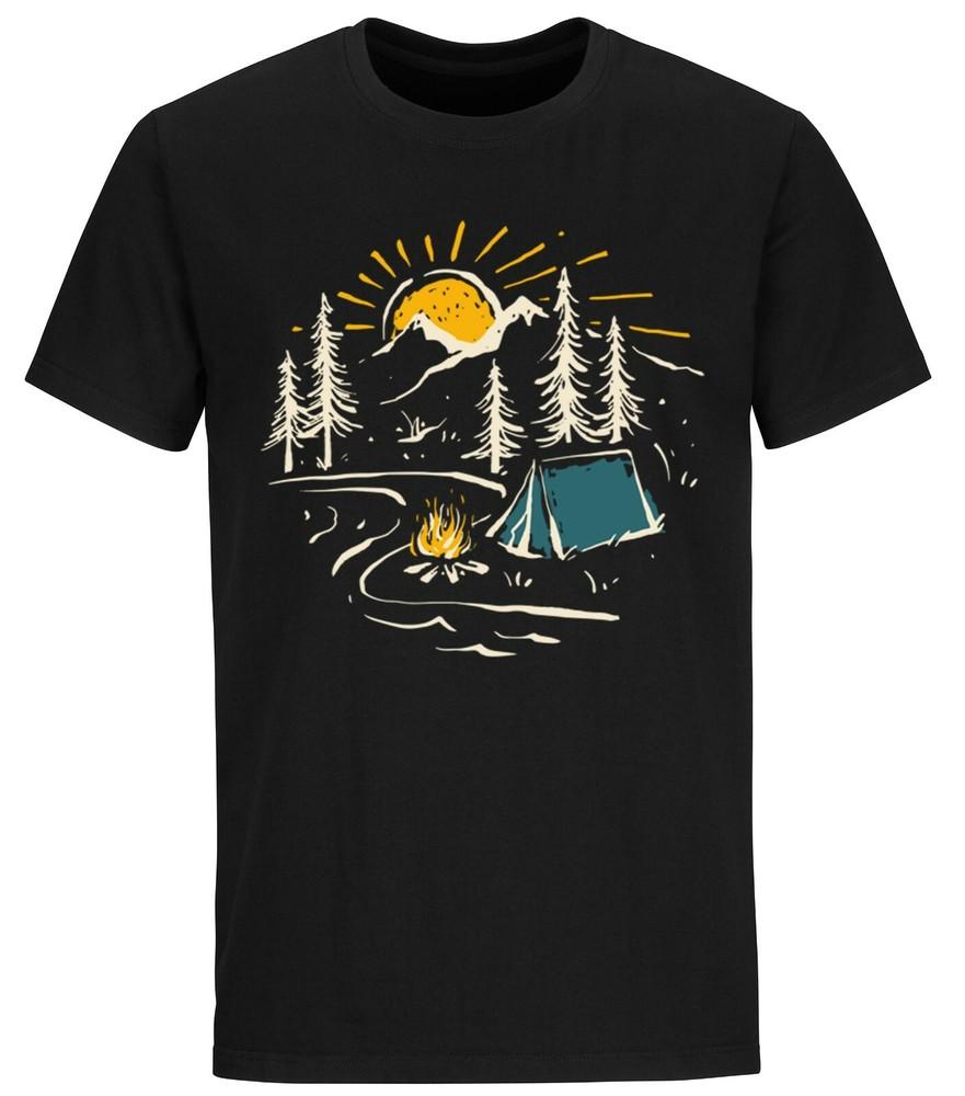 Mountain Themed T Shirt, Hiking Tees, Outdoor Shirts, Wilderness Graphic Tee