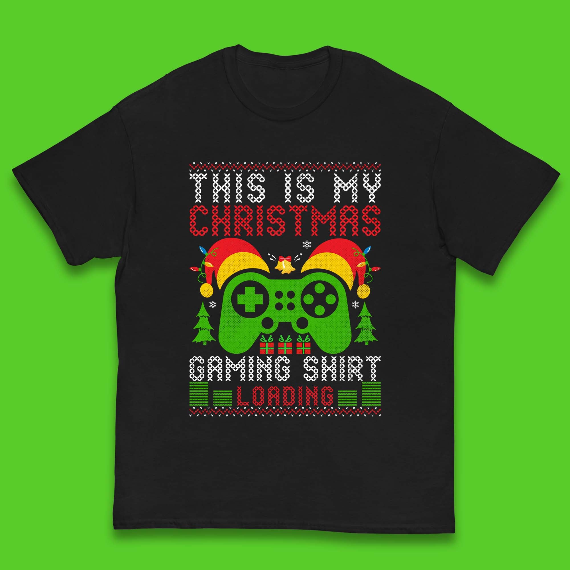Loading Gamer Christmas Kids T-Shirt 140