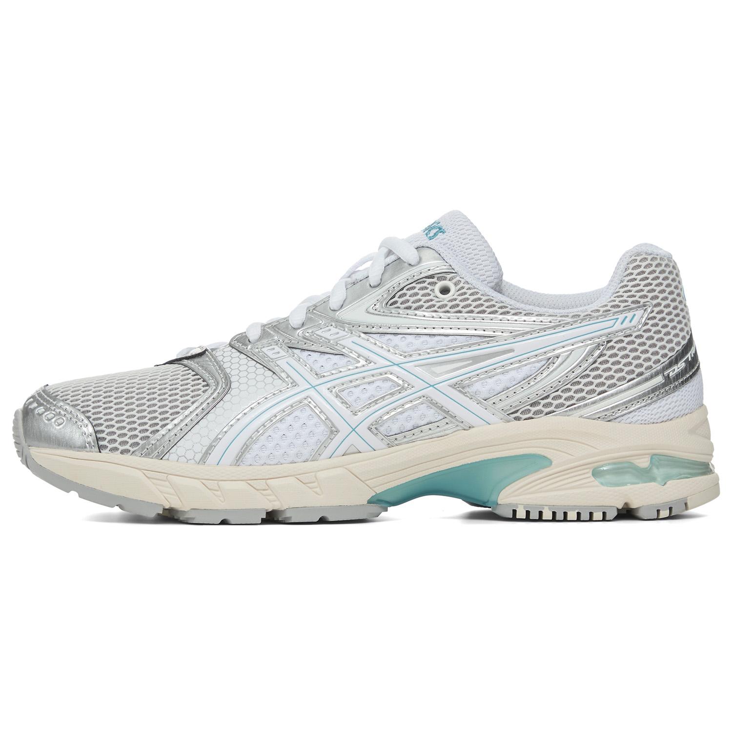

ASICS GEL DS TRAINER 14 Cushioning, Wear Resistant Low top Casual City Commute Running Shoes Unisex White Silver Blue Sneakers 1203A607-102 37.5 серебряный