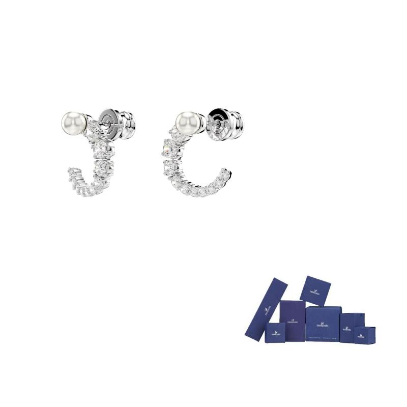 Swarovski Matrix stud earrings F-Original brand box