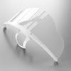 10Pcs Creative Shapes Clear Plastic Catering Mask Hotel Beauty Chef Waiter Protective Mask Reusable Visible Splash Proof Mask