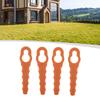 Blade Trimmer Blades 79x19mm Orange Color Plastic Replacement Parts Garden Hand Tools For Worx WG150/WG151/WG151