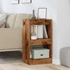VidaXL Bibliothèque/Cloison de séparation vieux bois 40x30x72 cm, séparation de pièce, cloison de pièce, armoire à livres, 856810