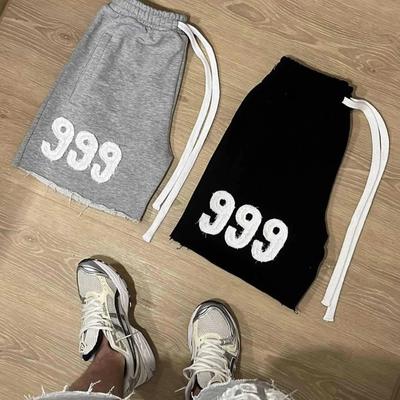 Neuer Amerikanischer High Street Style Locker Lässige Laufshorts für Herren Retro Mode Jogginghose Sportzentrum Hose Herren und Damen