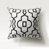 Nordic Simple Fashion Black and White Geometric Polyester Pillowcase 45x45cm Sofa Chair Car Cushion Cover Home Decor Pillowcase