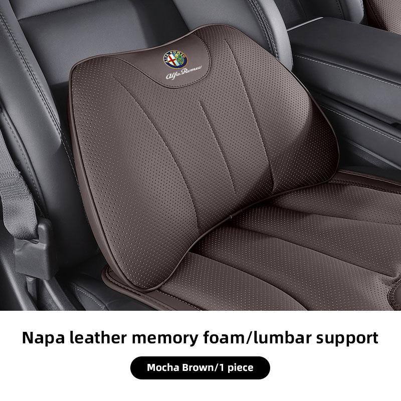 Neck Pillow Headrest Pillow Car Seat Neck Rest Accessories For Alfa Romeo GT 147 159 156 166 Giulietta 8C Tonale Volante Giulia