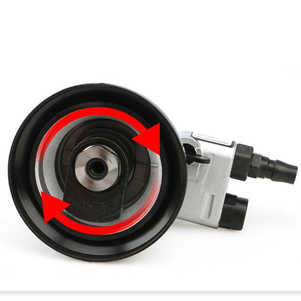 5/6inch Pneumatic Palm Sander Pneumatic Tool for Precise Sanding Polishing 13500rpm Pneumatic Sander For Car Polishing