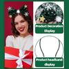 Weihnachtsparty Saisonale Stirnbänder Kinder Erwachsene Feiertags-Haarschmuck für Weihnachtsfeiern und Feierlichkeiten