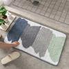 INS Style Colorful Flocking Carpet Super Absorbent Non-slip Soft Floor Mat Suitable for Living Room Bedroom Home Decoration Mat