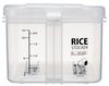 Skater Rice Container for Horizontal with Measuring Cup and Made In Snoopy Refrigerators, Type, Casters, Japan, 2.5kg, RBI2-A