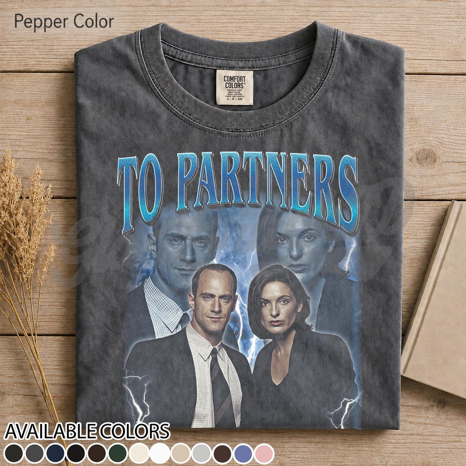 Benson and Stabler Law and Order SVU Partners Tee – Olivia Benson & Elliot Stabler Shirt – Crime Drama TV Merch – Gift for Fan FD 4XL