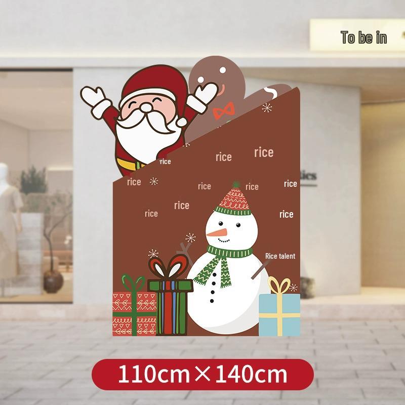 Festliche Weihnachtsszene Anordnung: Einkaufszentrum Event Dekoration mit Ballonkunst und Hintergrund