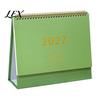Monthly Organizer for Desk 2027 Calendar, Standing Flip Desktop Minimalist Gold Foil Cover Academic Year Calendar Planner, Thick Paper Note