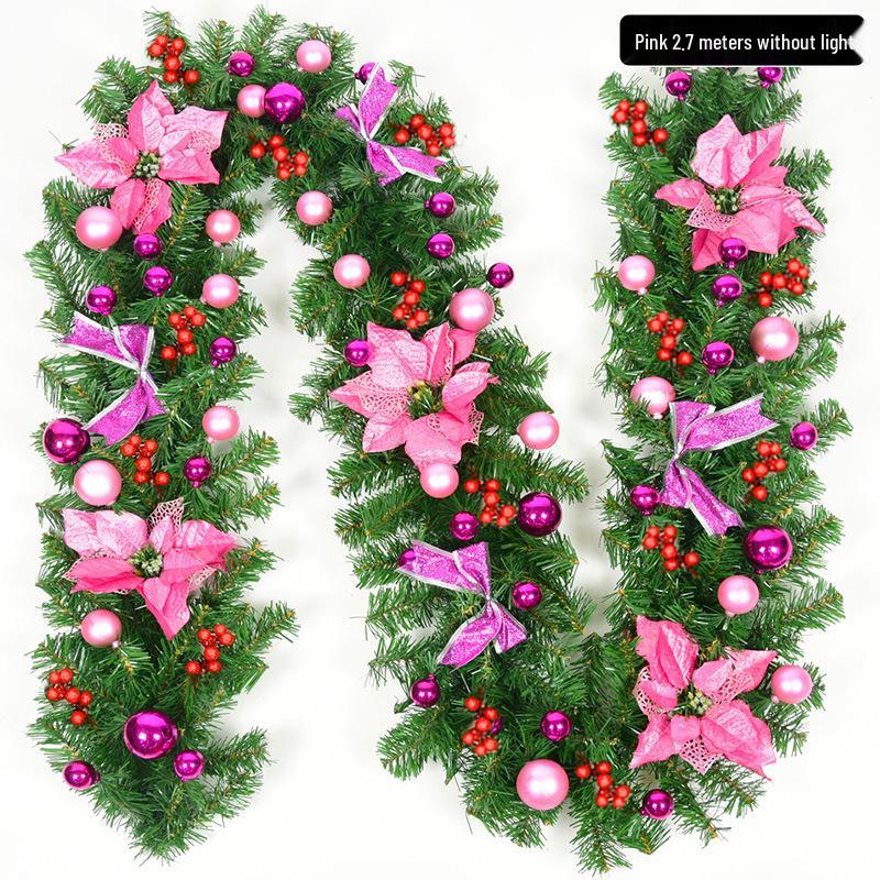2.7m Christmas Garland for Decoration - Tree, Wreath, Wall, Door Hanging, Hotel, Shopping Mall Display