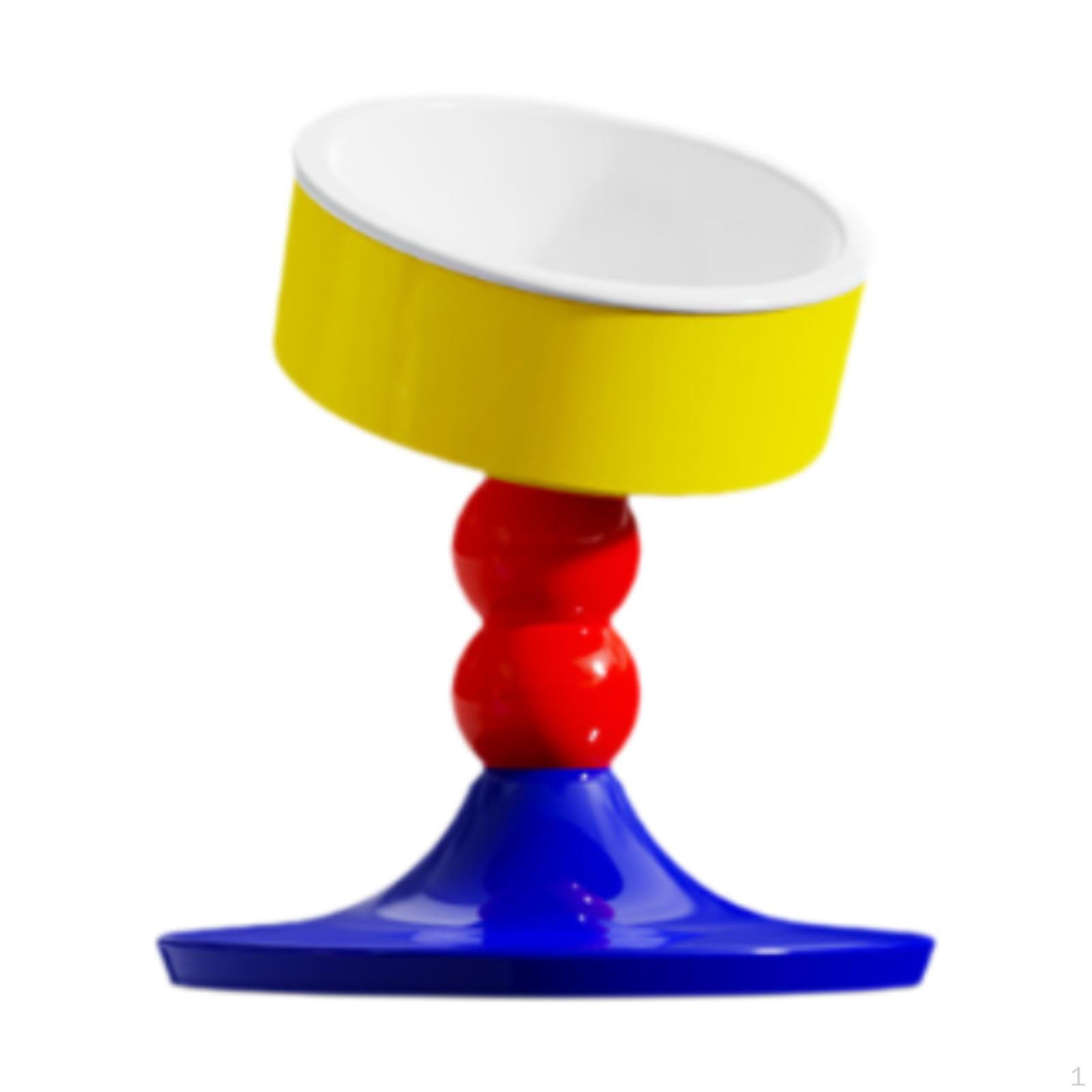 

Регулируемая миска-кормушка для котят и мелких домашних животных yellow red blue