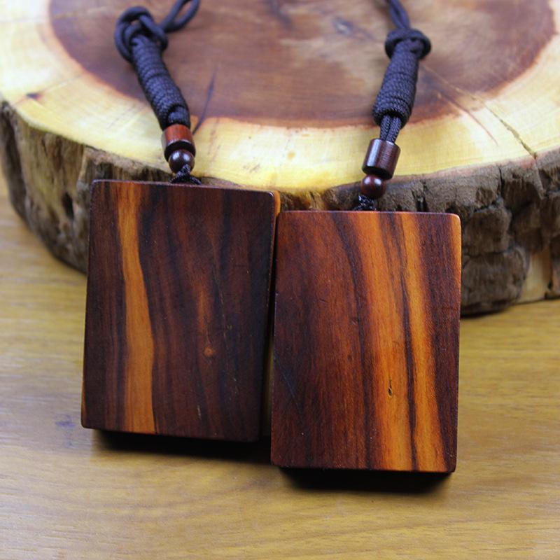 

Handmade Thunderstruck Peach Wood Pendant: Jewelry, Carry-on Token, Suited for Carving and Ornamentation.