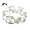 Freshwater Aquarium Decor 3D Printed Hideout Cave, Wavy Hollow Ring Fish Shrimp Shelter, Habitat for Snails Breeding Hiding Hole Decor, Tank Ornament