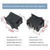 10Pcs KCD11 Rocker Switch 10x15mm Mini Universal Power Toggle Switch for Electronic Component Replacement
