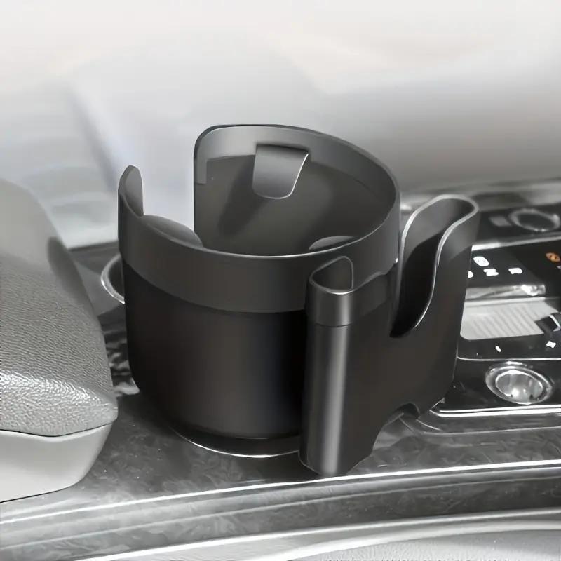 2 In 1 Car Cup Holder & Mobile Phone Stand Adjustable Multi-Functional Large Drink Coffee Bottle Holder Auto Accessories