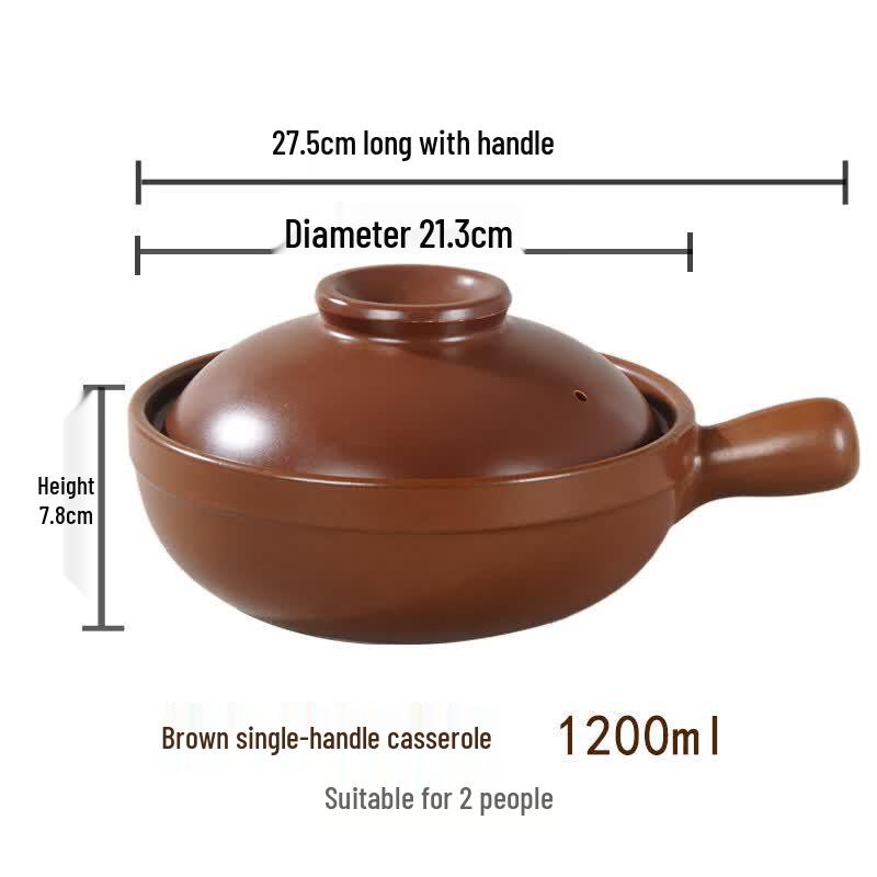 Yiceng Ceramic Clay Pot Casserole
