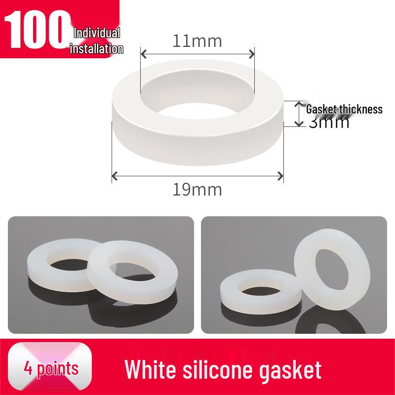 4-Punkt Silikondichtung & 6-Punkt Gummihahn-Unterlegscheiben-Set