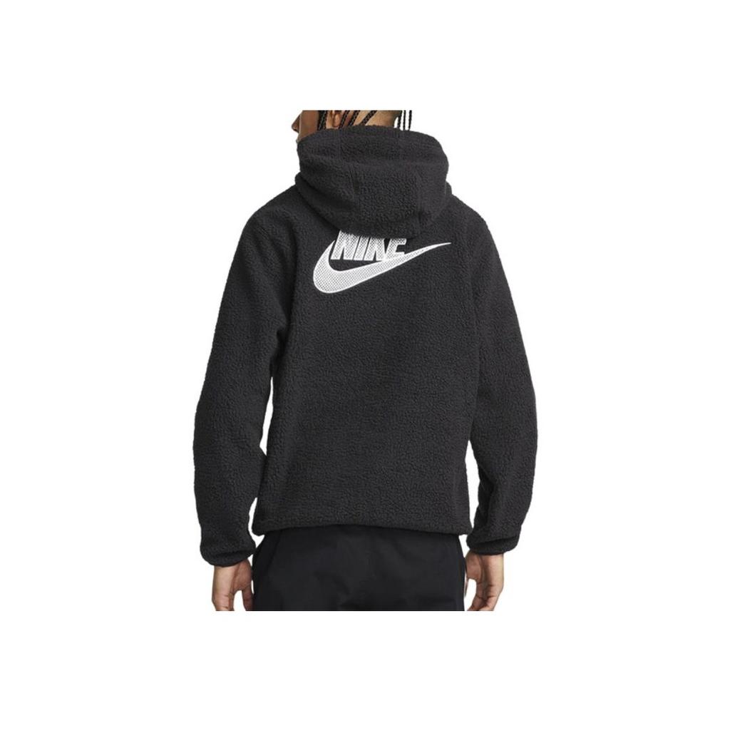 Nike Sportswear Sport Essentials+ Fleece-Lined Pullover Hoodie Men Tops Black DD5014-010