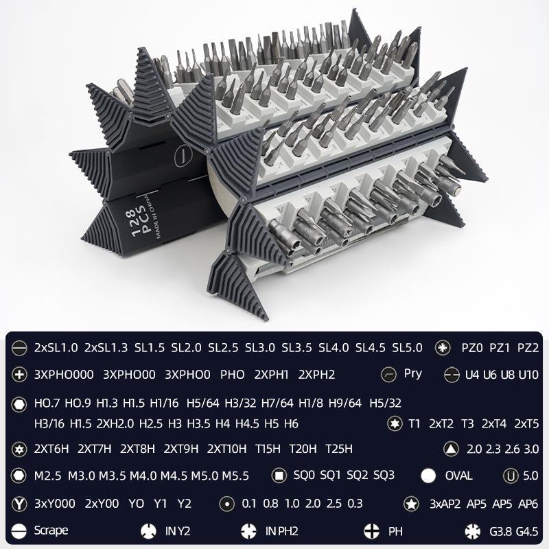 128-in-1 Precision Screwdriver Set: Multi-Function Manual Repair Tool Kit