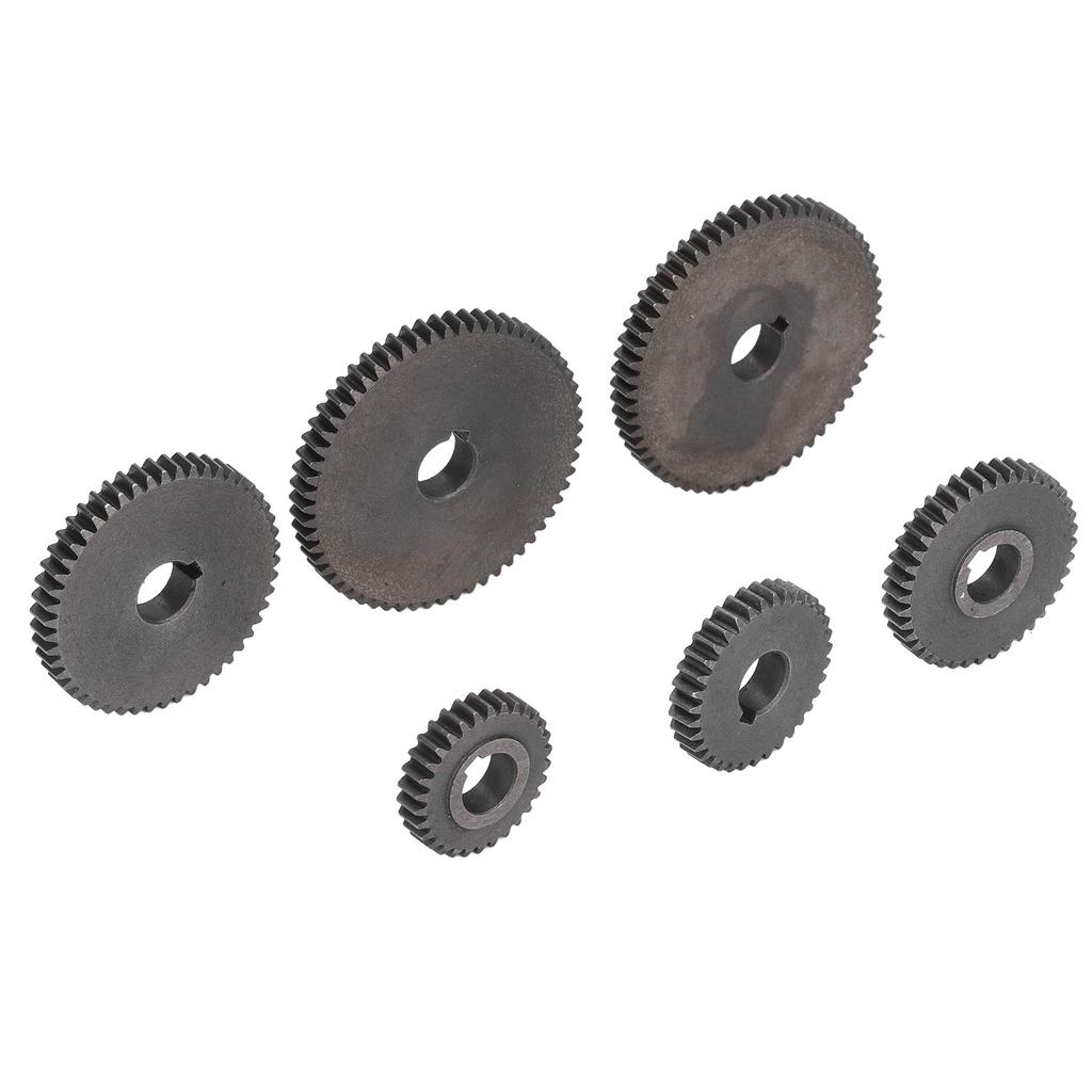 9 Stück Metallzahnradsatz Mini Drehmaschine Schneidmaschine Zahnräder 2xT60 2xT50 1xT45 2xT40 1xT35 1xT30