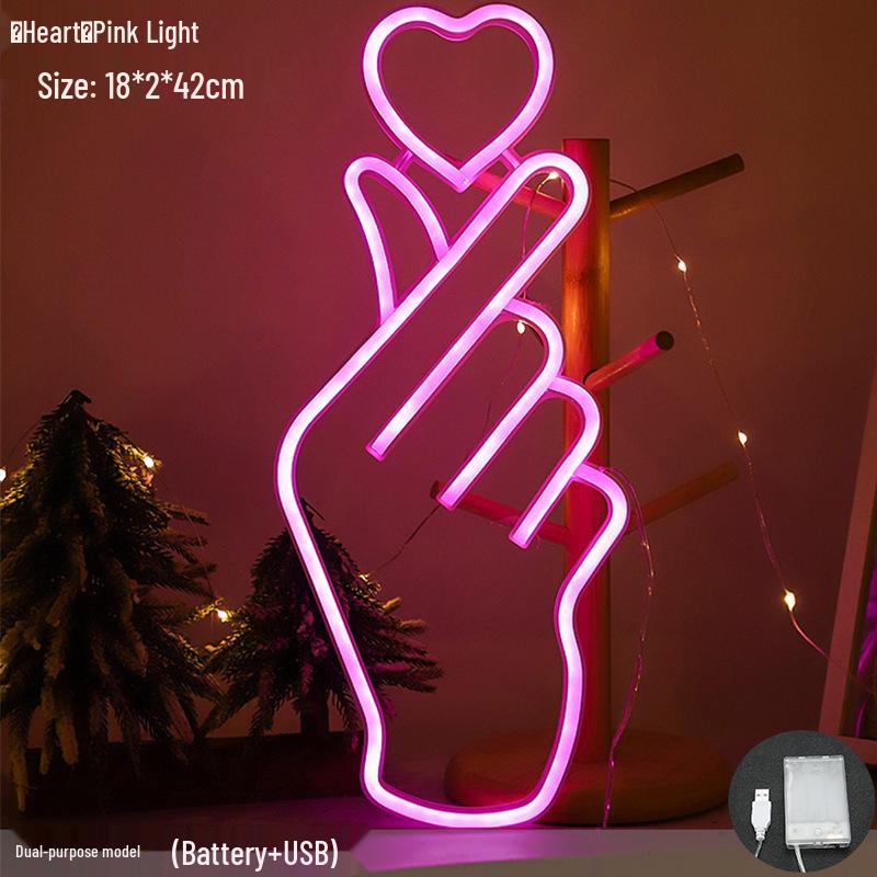 Trendy LED Neon Night Light Sign for Wall Décor