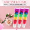 6 Colorful Lip Oil Moisturizing Lip Gloss Fade Lip Lines Rainbow Jelly Lipstick Brightening Lip Glaze Lip Stick