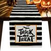 Halloween Linen Table Runner Pumpkin Orange Tablecloth Tablecloth Table Party Placemat Holiday Decoration Autumn Festival
