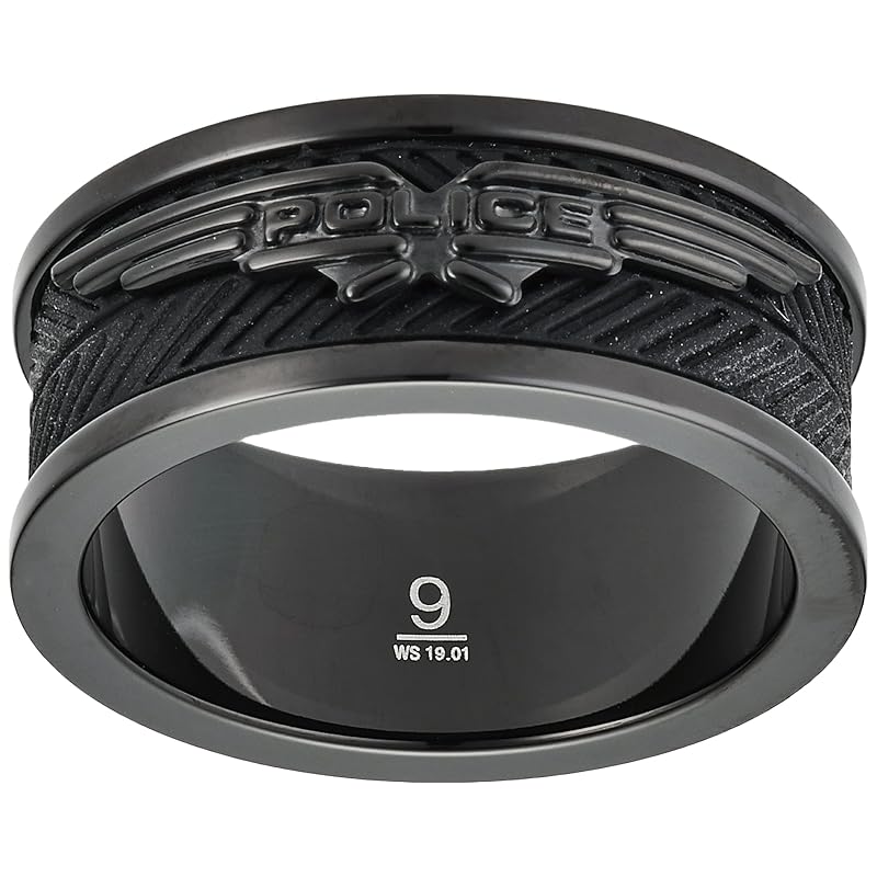 

[Police] ONSET ring 26401RSUB No. 18 Comes with special box and paper bag