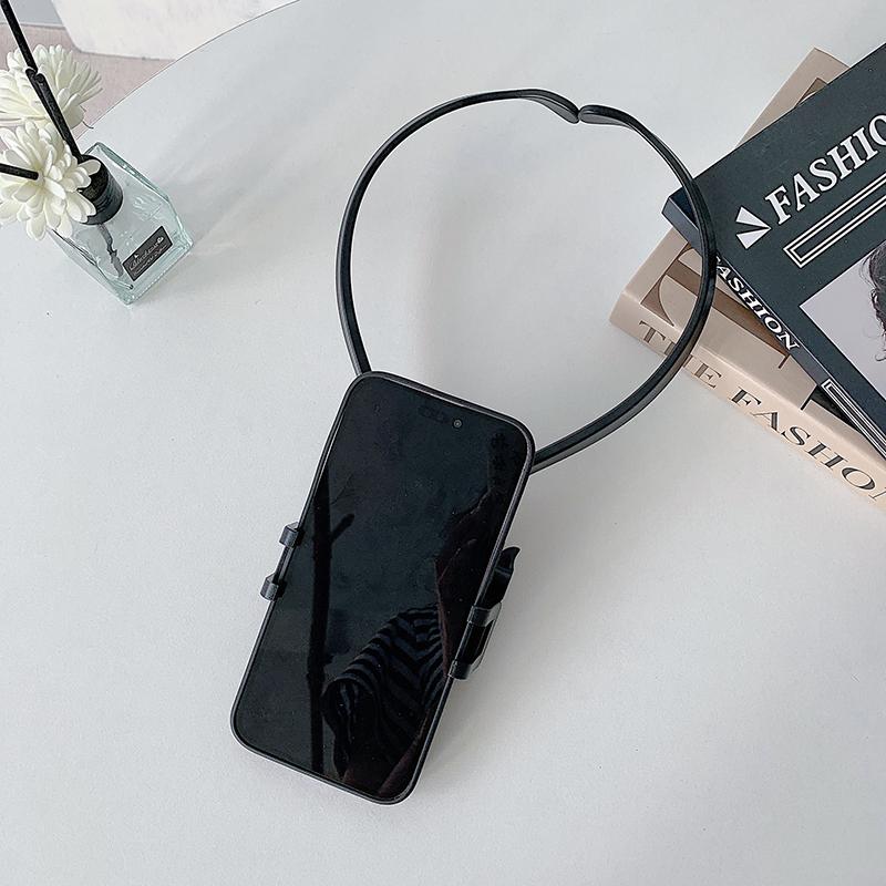 Nackenhalterung Fauler Handyhalter Für iPhone 16 15 14 13 Pro Max Samsung Xiaomi Outdoor Erste-Winkel-Vlog-Aufnahme Selfie-Halterung