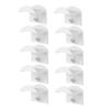 10 Pack Hat Holder Adhesive Hat Organizer No Drilling Minimalist Hat Display Strong for Baseball Caps for Wall