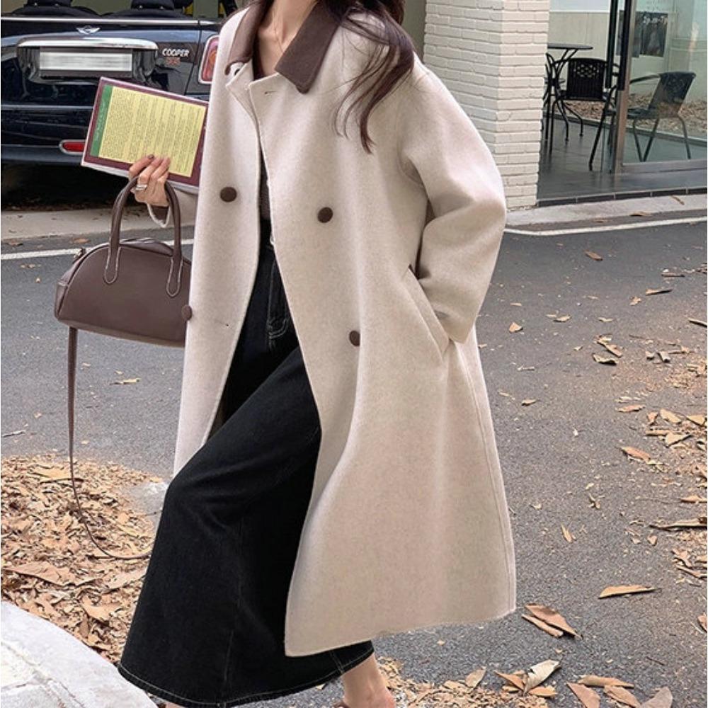 Koreanischer verdickter Damenmantel