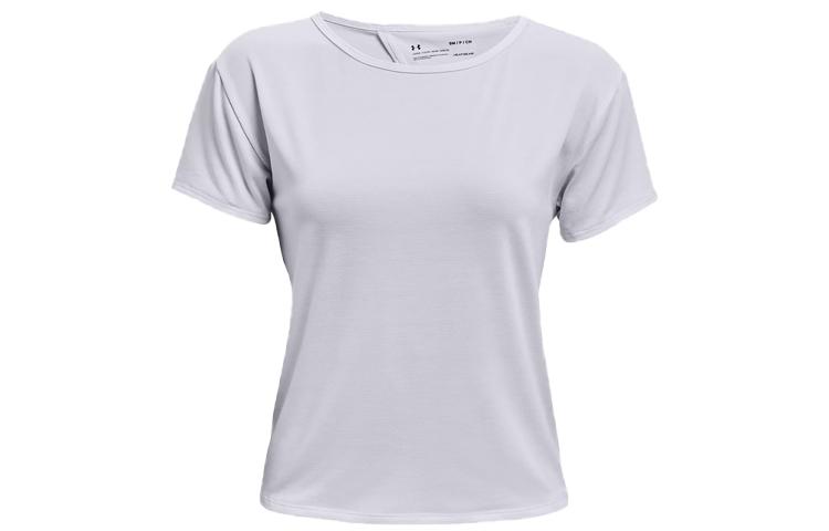 Under Armour Drop Shoulder Sleeve T Shirt Women s White 1364661-100 L