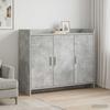 Sideboard Concrete Grey 98.5 x 33 x 80 cm Engineered Wood
