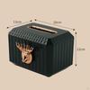 Chic Deer Head Tissue Box Organizer for Home and Office Decor