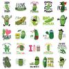 50PCS Cartoon Pickle Stickers - Waterproof Decor for Luggage, Notebook & Guitar RecordingYourLife Store