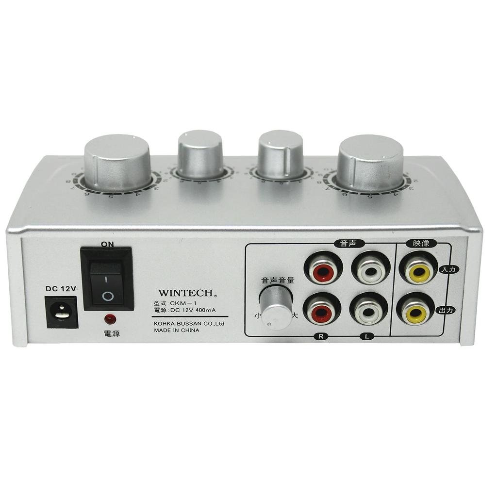 WINTECH Compact Karaoke Mixer Karaoke Mixing Echo Tone Duet CKM-1