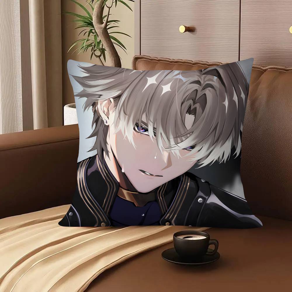 1pc Anime Game Wuthering Waves XIANGLI YAO Pillow Case Fashion Square Pillowcase Bedroom Sofa Room Ins Decoration Leisure
