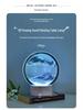 Creative Quicksand Hourglass 3D Night Light: Decompression Bedside Lamp for a Relaxing Atmosphere
