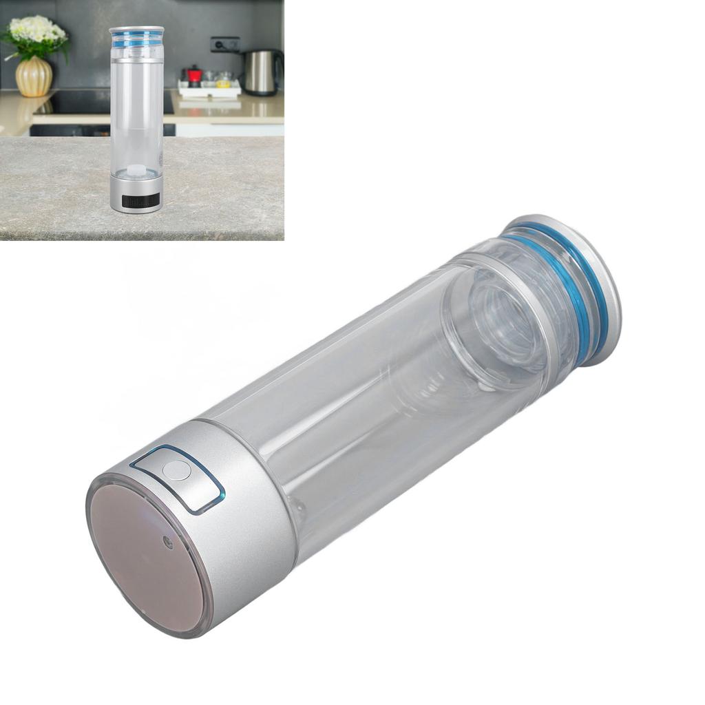 Hydrogen Generator Water Cup 5V 350ml PCTG Pt   2000 to 6000ppb Clr Hydrogen Rich Water Bottle for Home Fitness