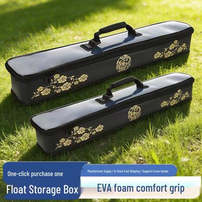 EVA Schwarz-Gold Multifunktionale Aufbewahrungsbox für Angelgeräte und Zubehör
