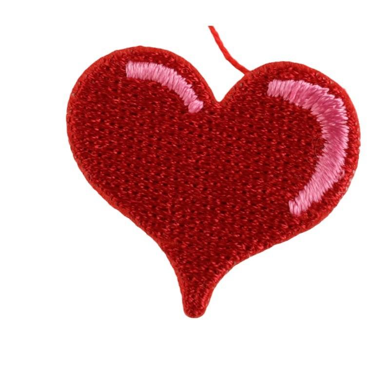 Patch embroidery sticker clothing accessories cartoon love clothing accessories patch sticker embroidery label DIY accessories small cloth sticker