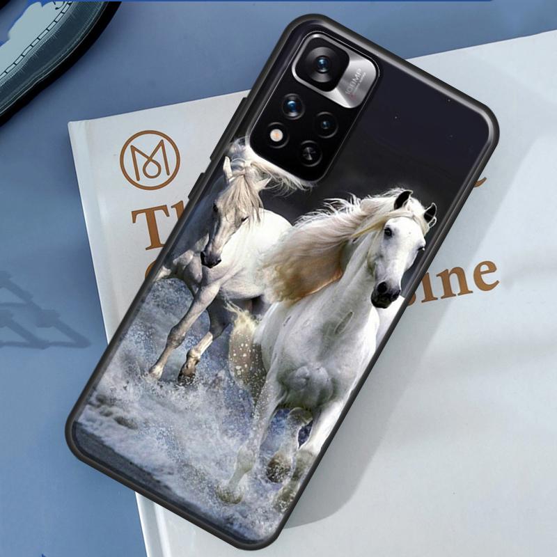 Horses Running Cover For Redmi 9 10 10A 10C 9A 9C 12C Case For Redmi Note 8 9 10 12 11 Pro 9S 10S 11S