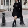 Autumn/Winter V-Neck Wool Vest Dress - Stylish Slimming Design