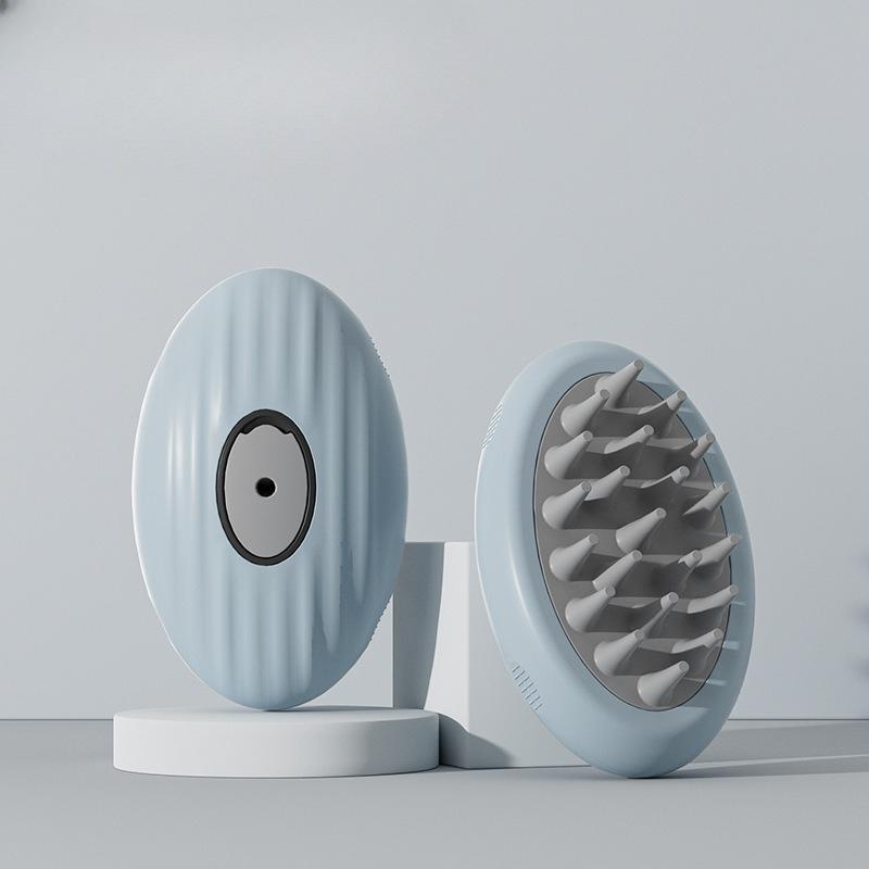 

Pet Spray Comb, Cat and Dog Comb, One-click Spray, No Skin Damage, Massage, Comb Out Loose Hair, Clean 1pc синий